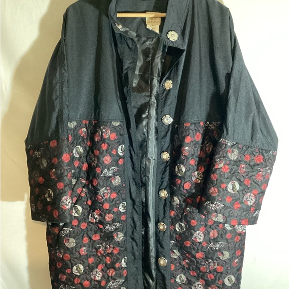 LA Blend Jacket Quilted Goth Vintage Women’s Medium - Picture 4 of 5